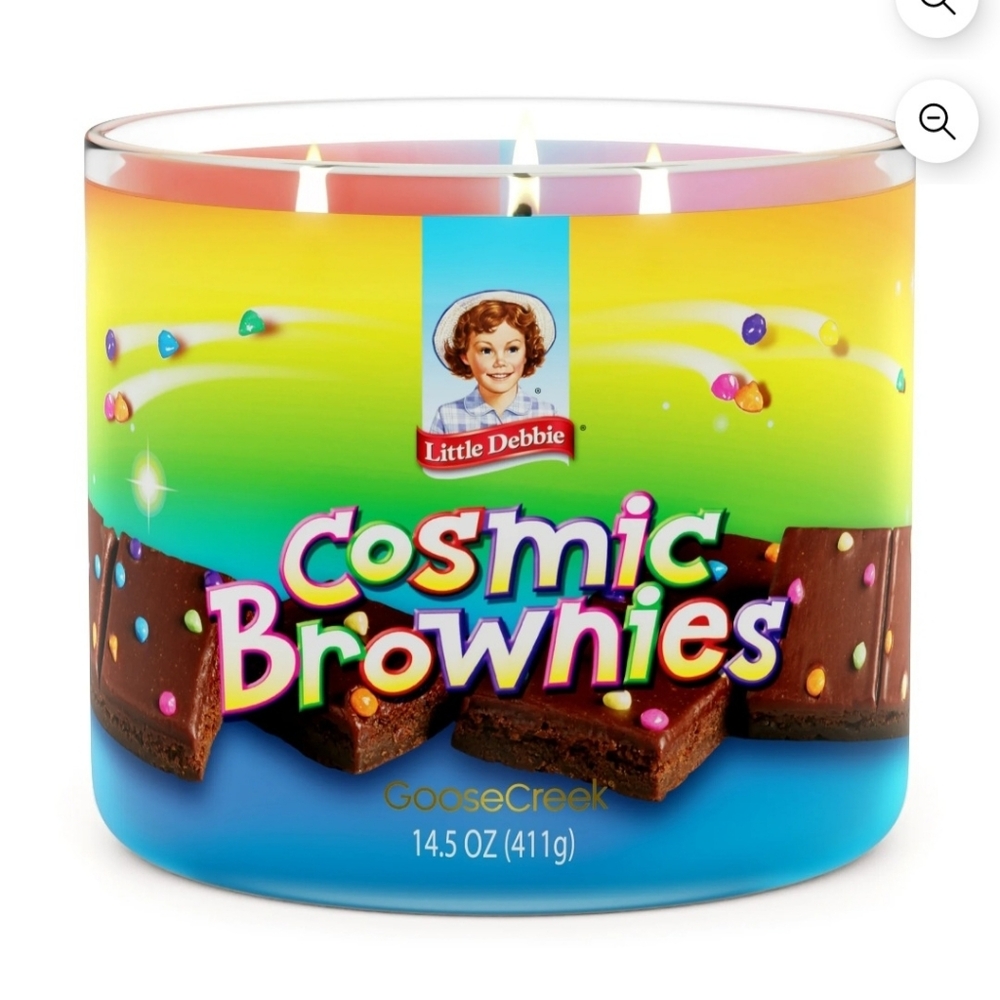 Goose Creek Candles Little Debbie Cosmic Brownie 3 Wick Glass Jar Candle
